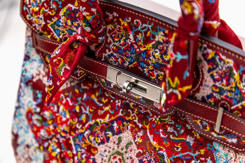 Bandana print birkin online bag