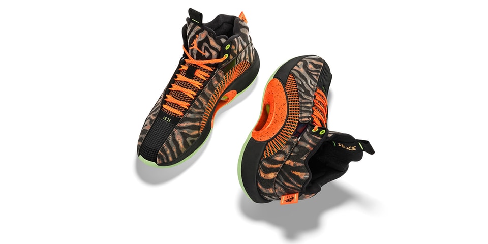 Jayson Tatum's Air Jordan 35 "Animal Instincts" PE Is Covered In Tiger Print