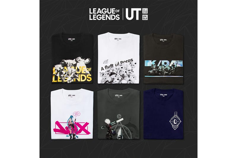 Tシャツ・アパレル UNIQLO UT LoL K/DA 6Shirt Full Set Japan K/DA representing the new League of Legends UT merch collection
