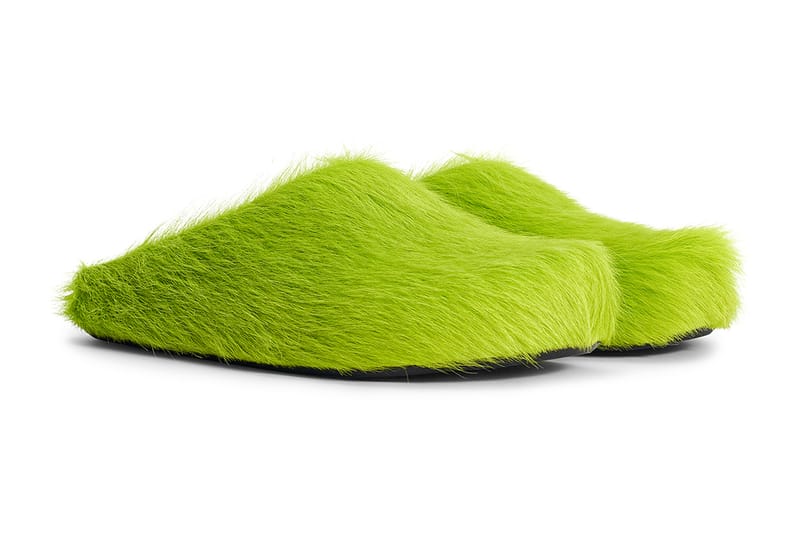 Marni s Sabot Mule Channels Inner Hairy Monster Hypebeast