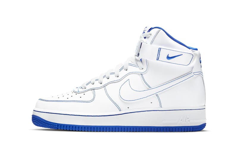 Air force 1 high hotsell white/photo blue men's shoes