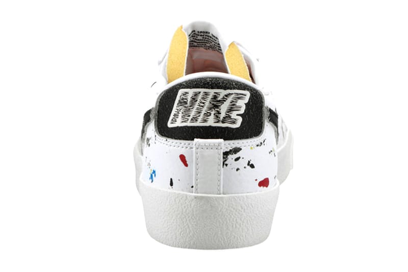 靴 NIKE BLAZER LOW '77 PAINT SPLATTER 24cm NEW Nike Blazer Low 77 Paint Splatter Shoes DJ1517 100
