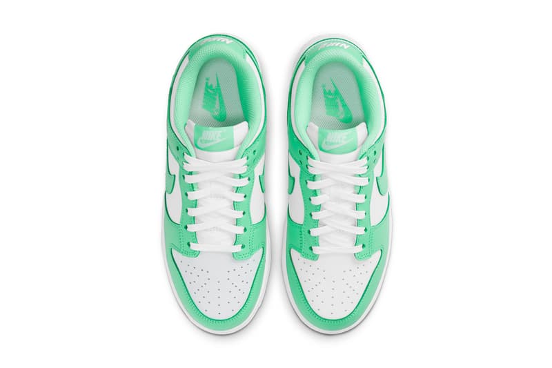 dunks neon green