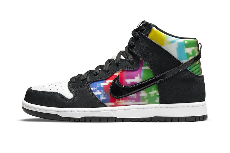 Nike SB Dunk High “TV Signal” 2021 ss 21 Nike SB Dunk High 