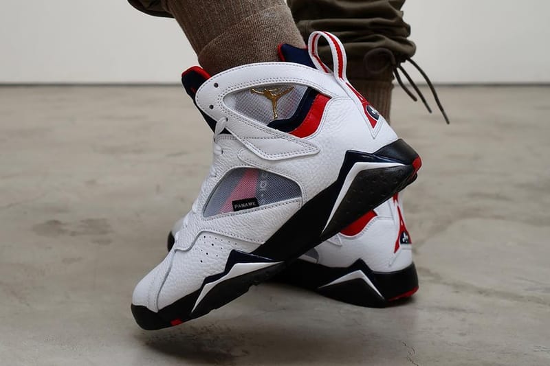 PSG Air Jordan 7 White Navy Red CZ0789-105 Release Info | Hypebeast