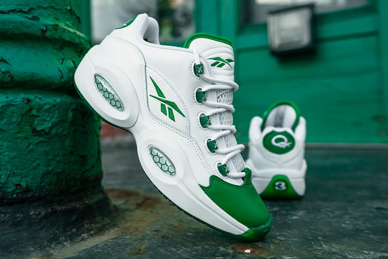 Reebok question on sale mid green