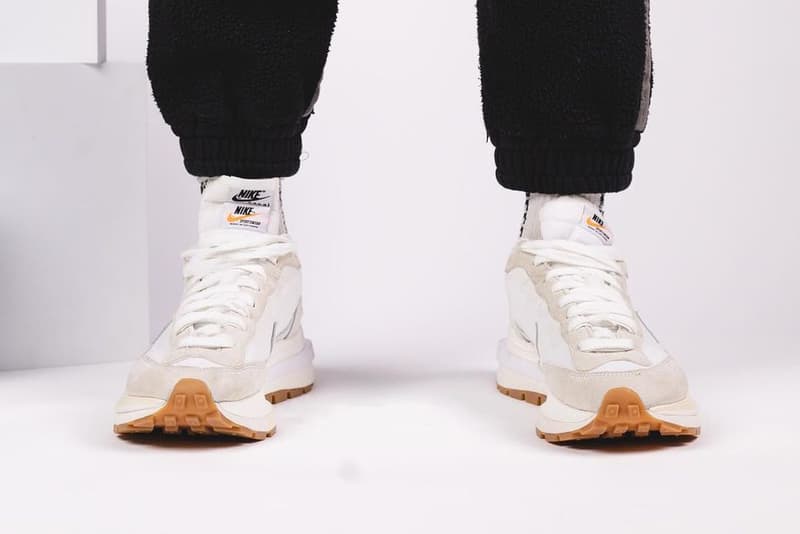 nike vapor waffle x sacai sail