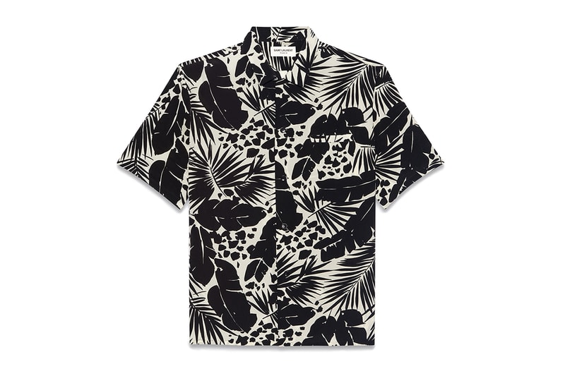 Saint Laurent Patterned Summer Shirts, Scarves | Hypebeast