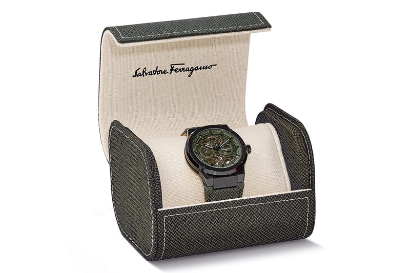 Salvatore ferragamo watch on sale strap