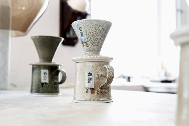 工芸品 STEVE HARRISON Short Beaker Desk Cup Steve Harrison Short Beaker Desk Cup 2001 Early Masterpiece