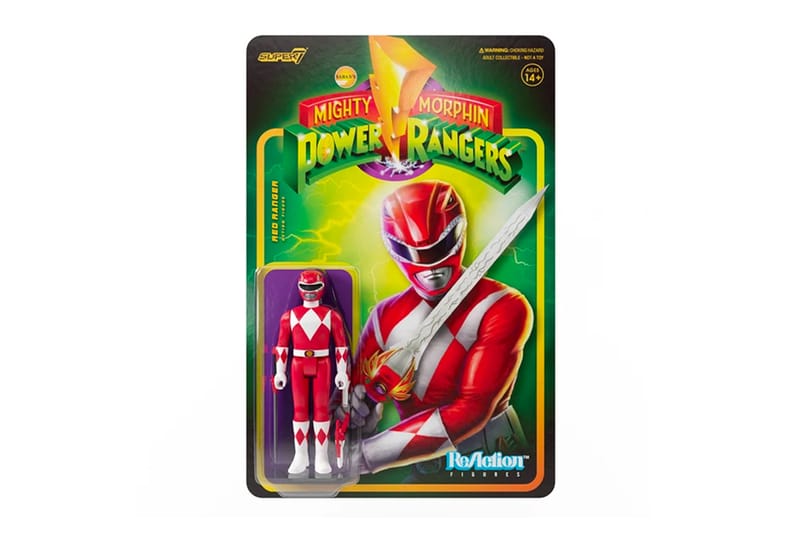 Super7 Mighty Morphin Power Rangers ReAction Figures release