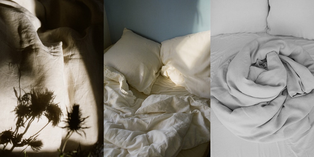 Новое льняное постельное белье Tekla представлено в четырех палитрах теплого лета