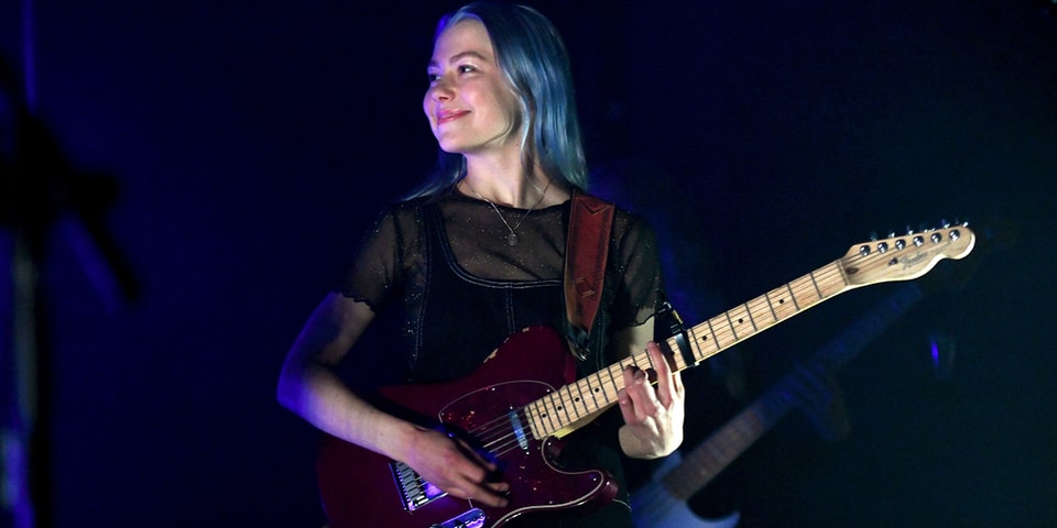 phoebe bridgers pink guitar shirt