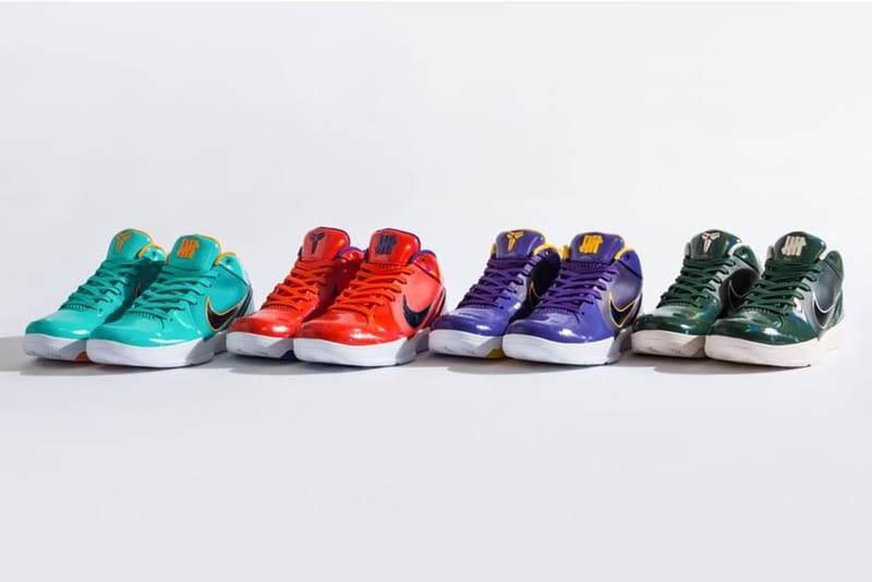 Kobe 4 protro shop colorways release date