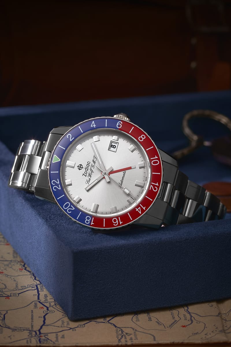 Zodiac Watches Sea Wolf GMT Crystal Topper Edition Hypebeast