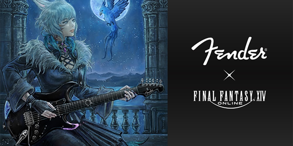 Fender FINAL FANTASY XIV Stratocaster Guitar Release Hypebeast