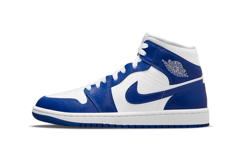 Nike air jordan outlet 1 mid white blue