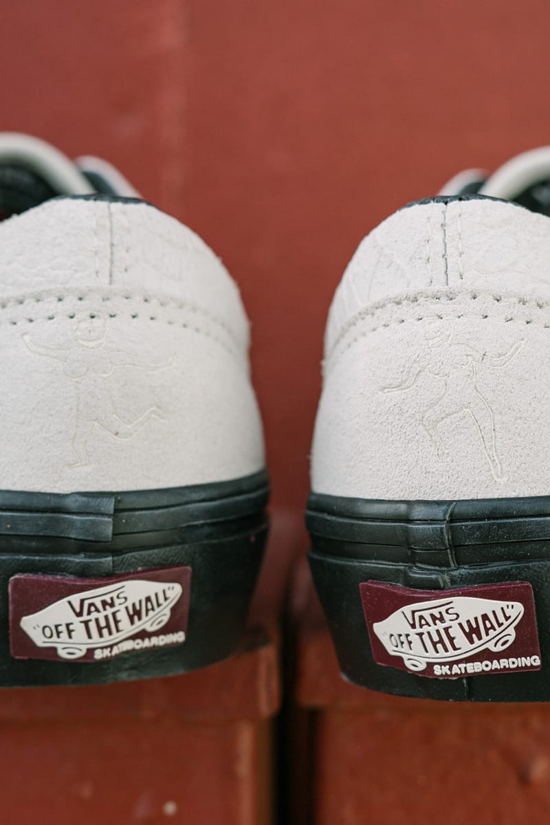 Vans writing on store sole