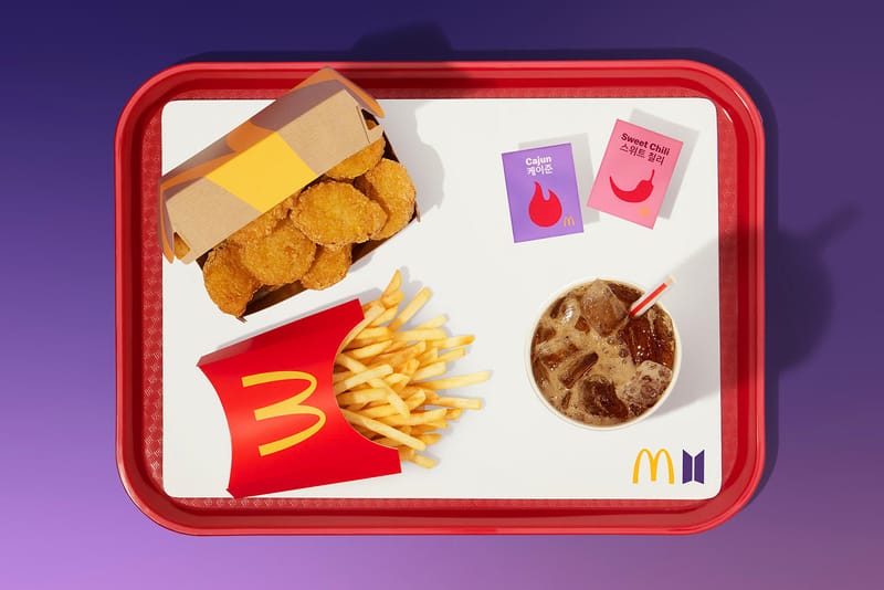 BTS x McDonald s Meal Images Merch Release Hypebeast