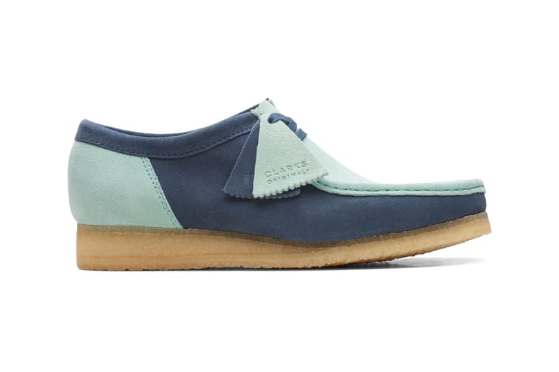 Two tone wallabees sales blue and green