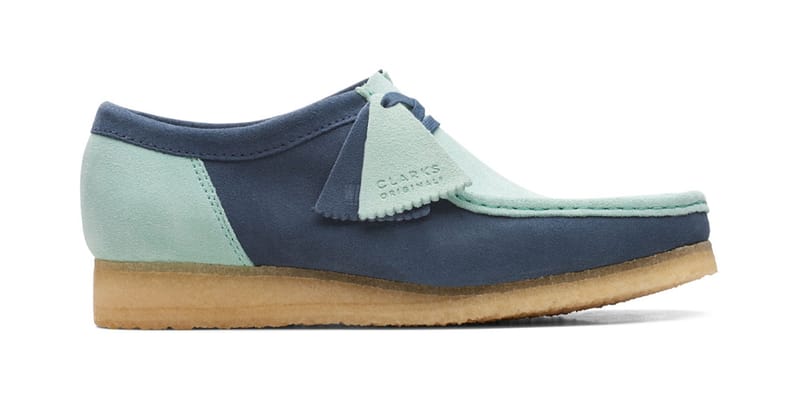 Green and hot sale blue wallabees