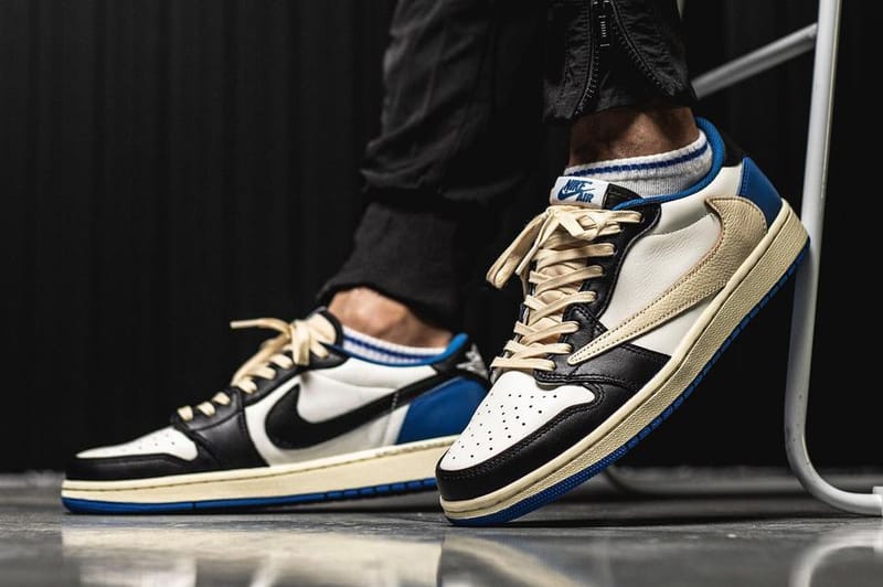 fragment design x Travis Scott x Air Jordan 1 Low Info