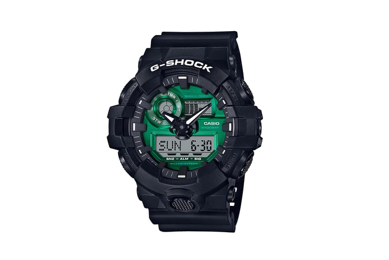 G shock dark clearance green