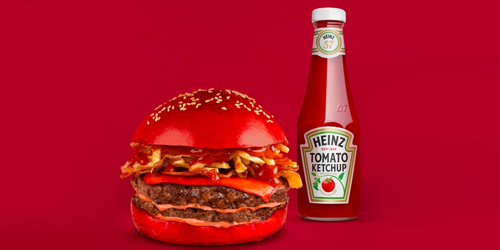 Heinz Tomato Ketchup Burger Release Hypebeast
