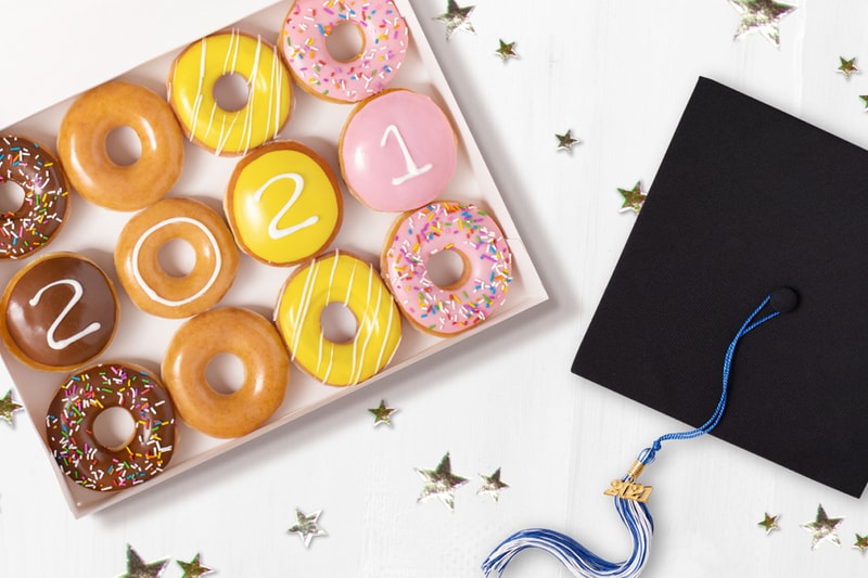 Krispy Kreme Announce Free Donuts 2021 Graduates Hypebeast