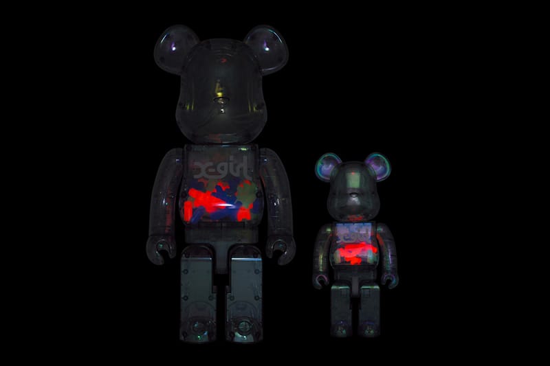 X-Girl x Medicom Toy Glow-In-The-Dark BE@RBRICK | Hypebeast