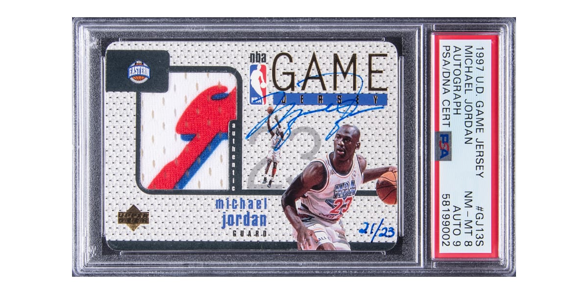 Michael Jordan Signed NBA-All Star Game Card | Hypebeast