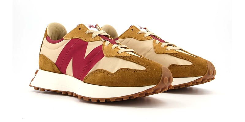 New Balance 327 Tan Burgundy White Release Info | Hypebeast