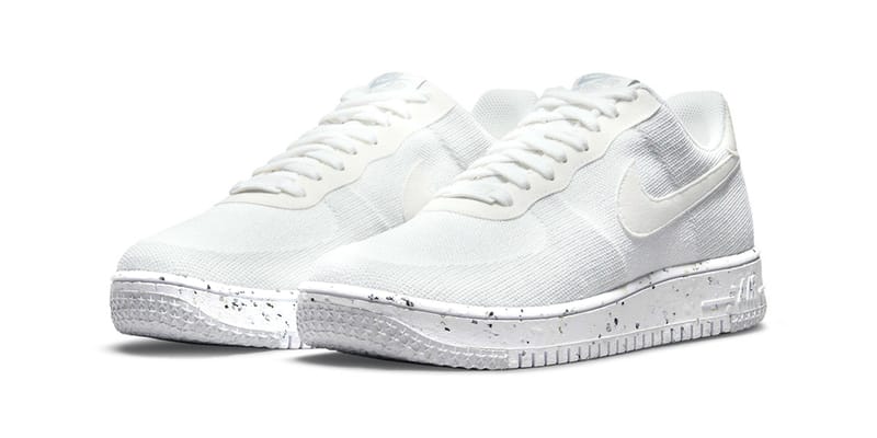 Air force 1 sales flyknit white mens