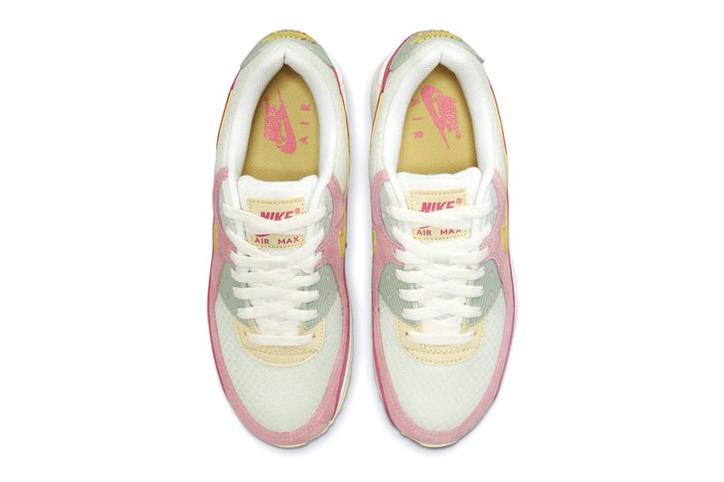 Nike air max 90 shop womens pink and yellow