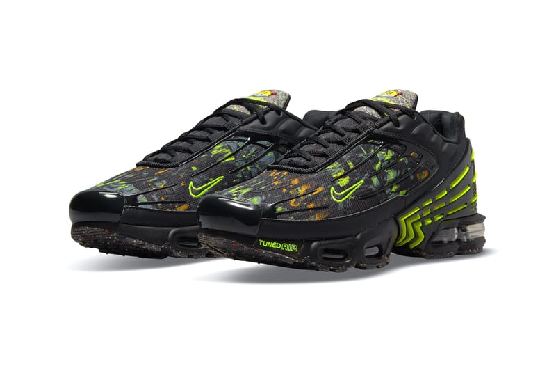 Air max plus black and green sale