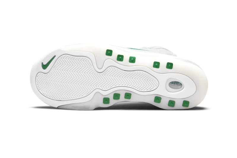 Air more uptempo hot sale barely green