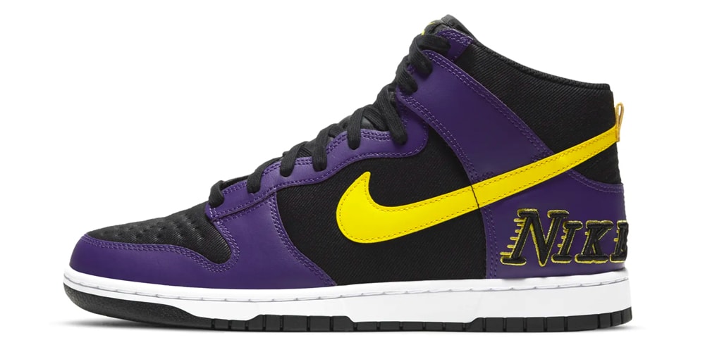 Официальный взгляд на кроссовки Nike Dunk High «Court Purple»