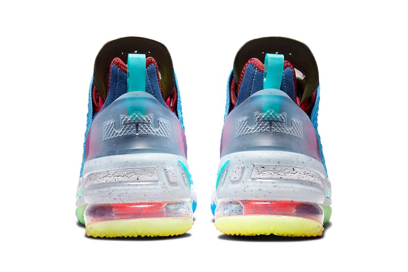 multi color lebron 18