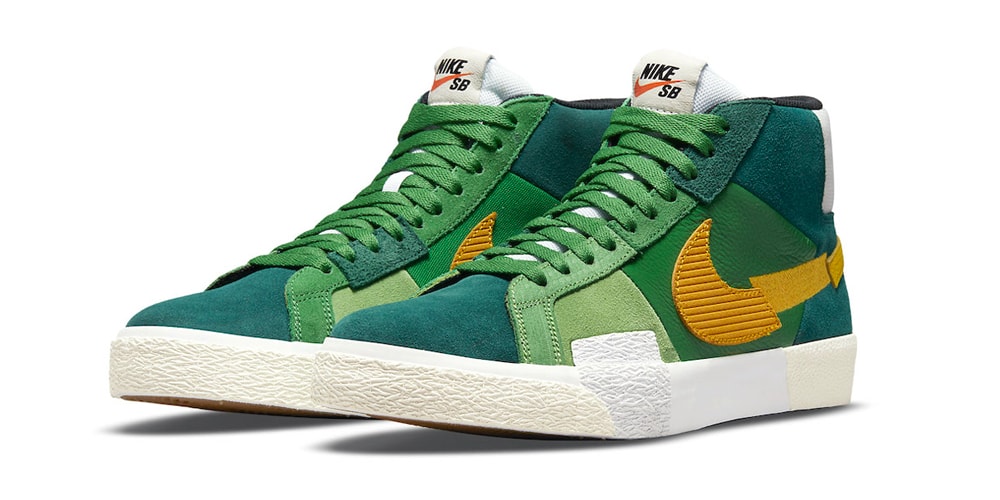 Nike SB Blazer Mid представлен как реконструированная «мозаика»