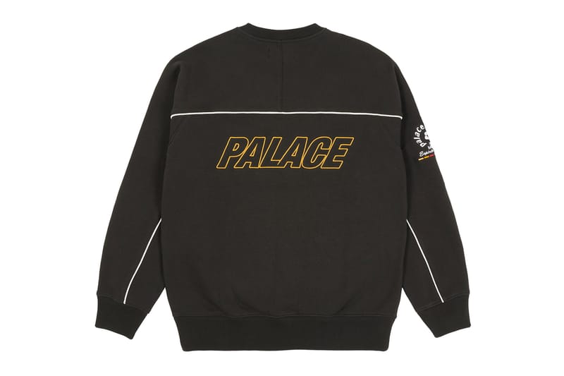 Palace black crew outlet neck