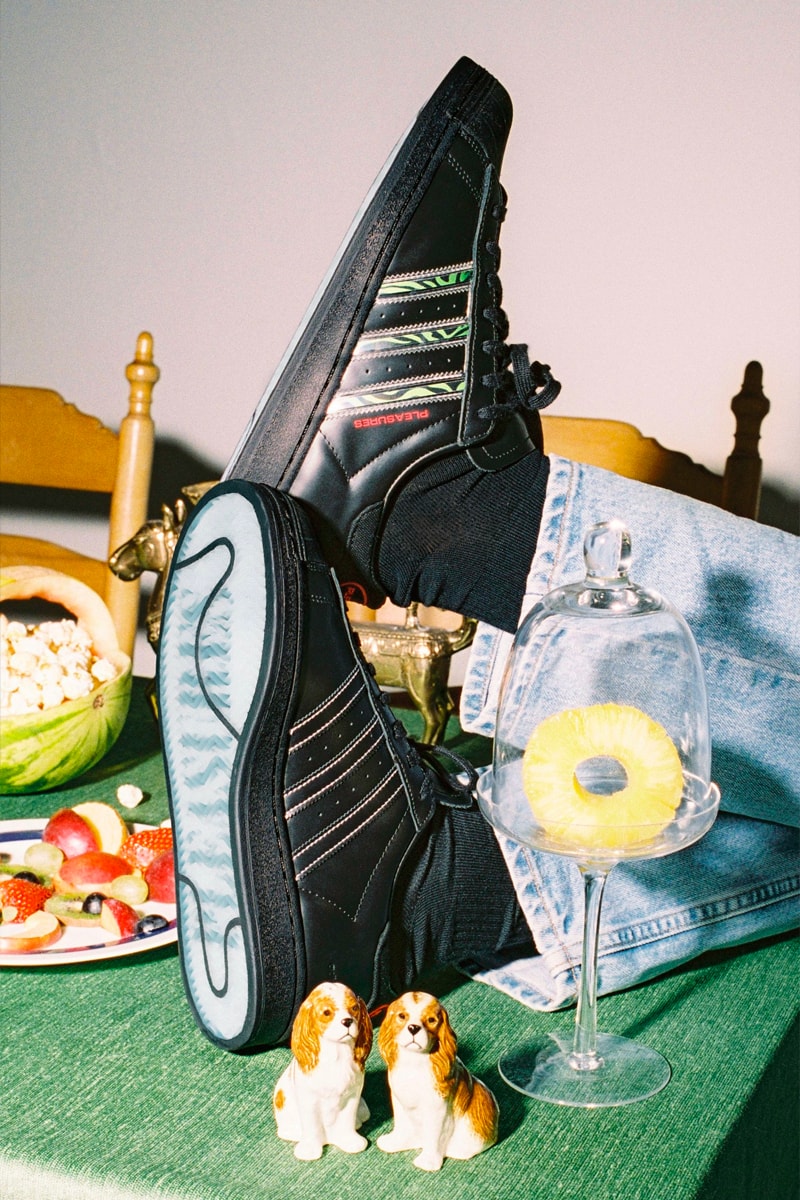 pleasures x adidas superstar sneakers