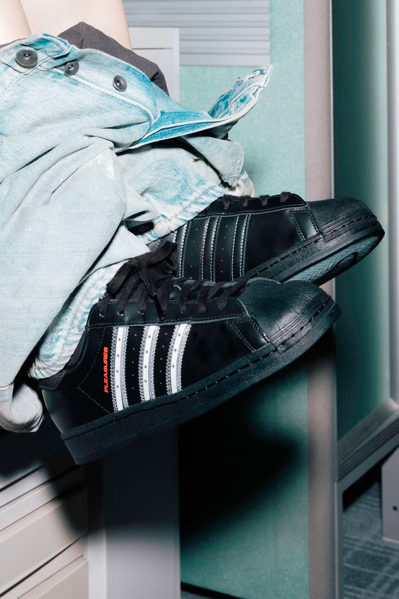 PLEASURES x adidas Superstar Release | Hypebeast