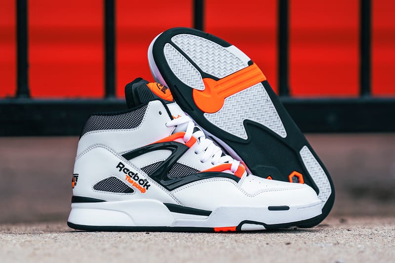 White deals reebok pumps