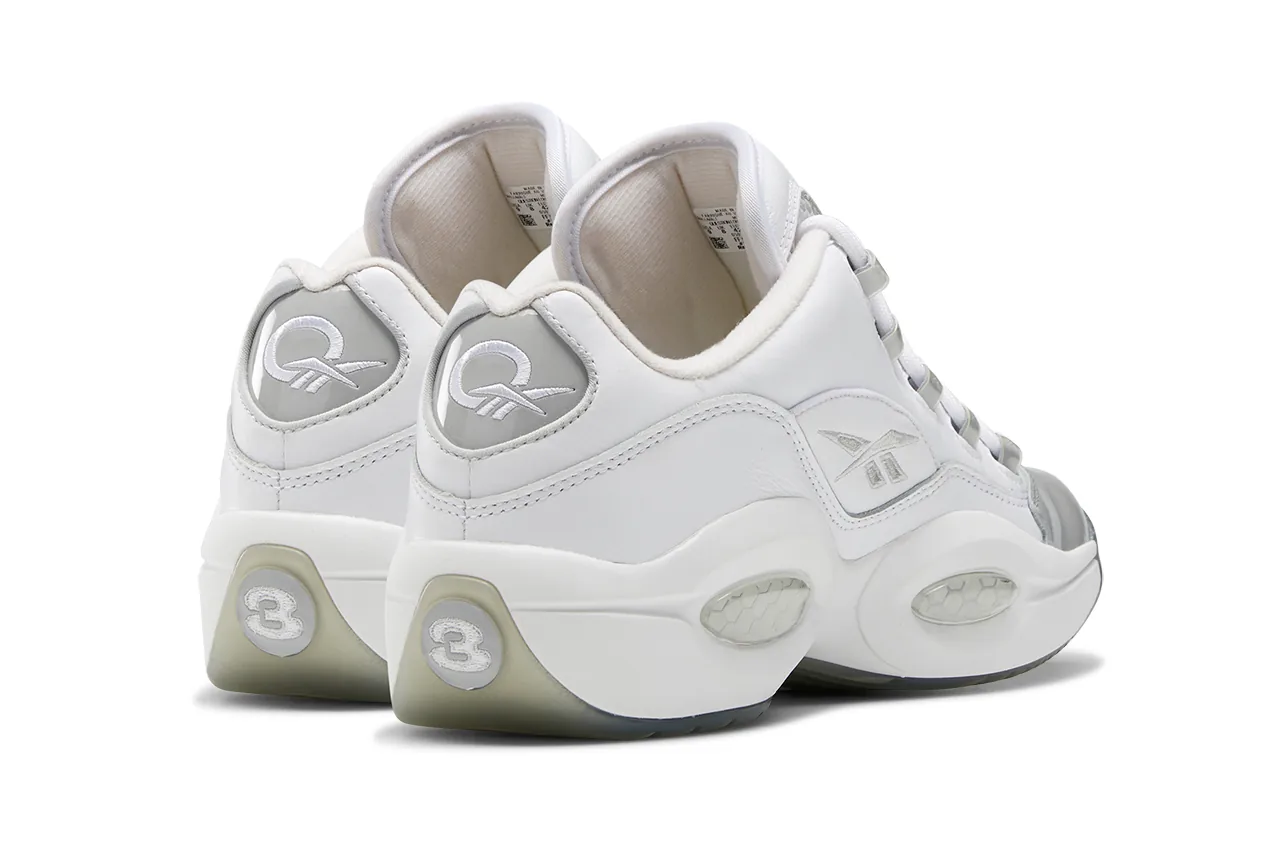 Reebok question low femme gris new arrivals