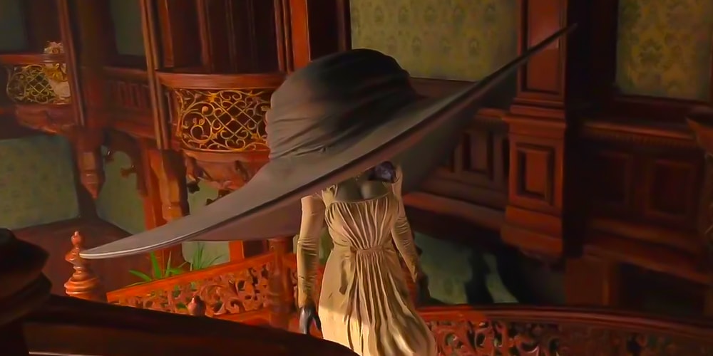 Последний мод Resident Evil Village постепенно увеличивает размер шляпы леди Димитреску