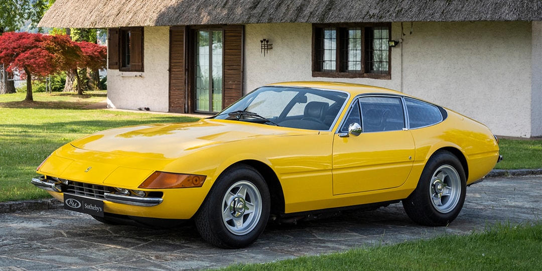 Ferrari 365 GTB/4 Daytona Berlinetta 1973 года выпуска выставлена ​​на аукцион