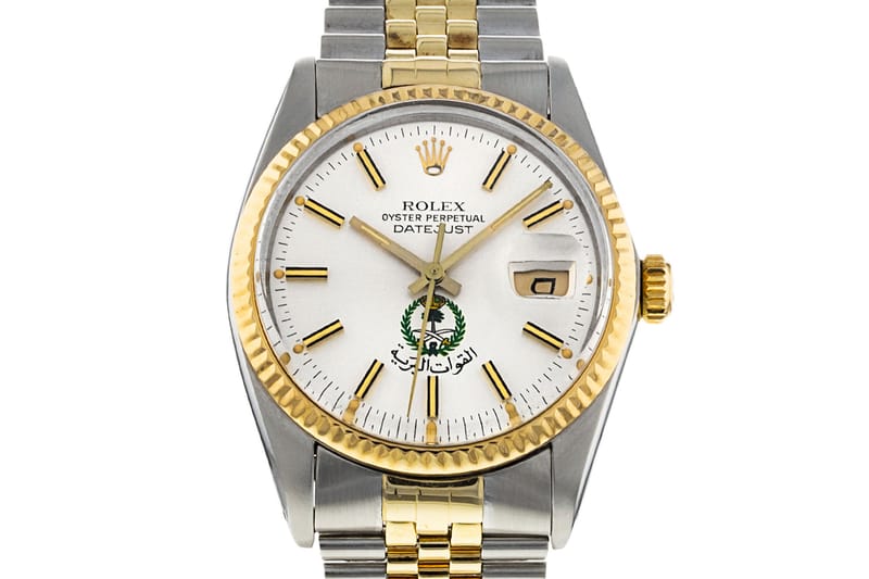 Rolex Royal Saudi Arabian Police Force Datejust 16013 Hypebeast