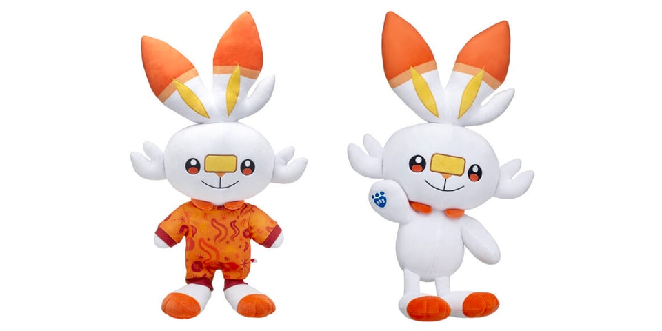 pokemon scorbunny stuffed animal