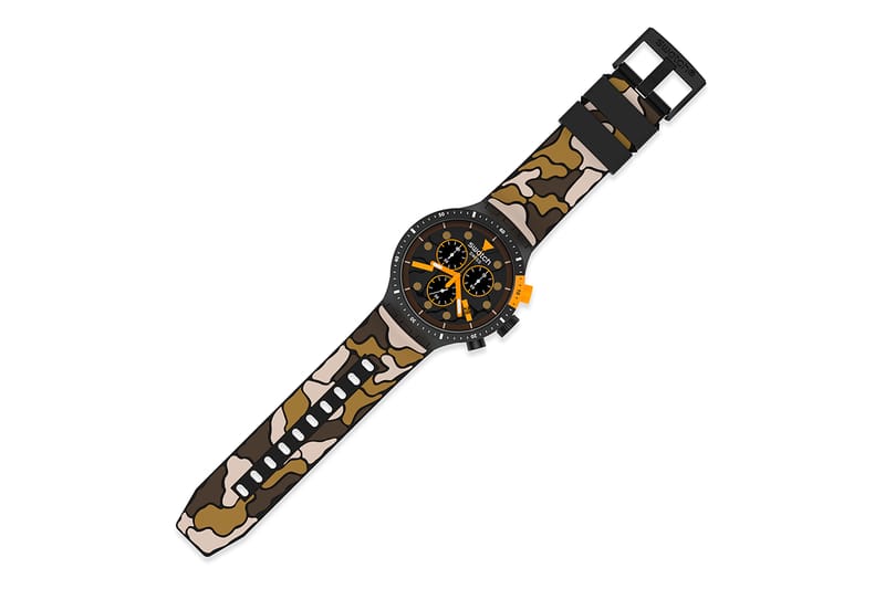 Swatch camo outlet watch