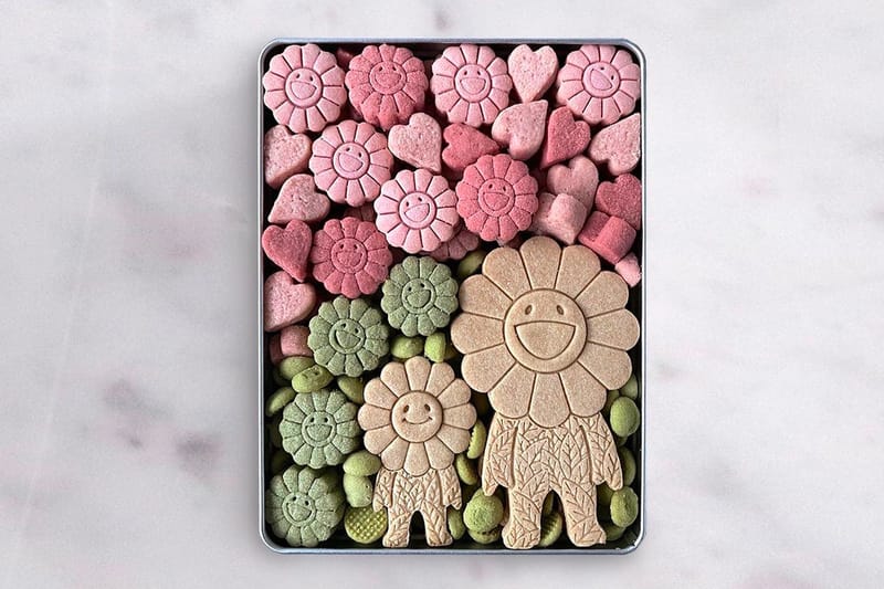 Takashi Murakami Hydrangea-Shaped Flower Cookies | Hypebeast